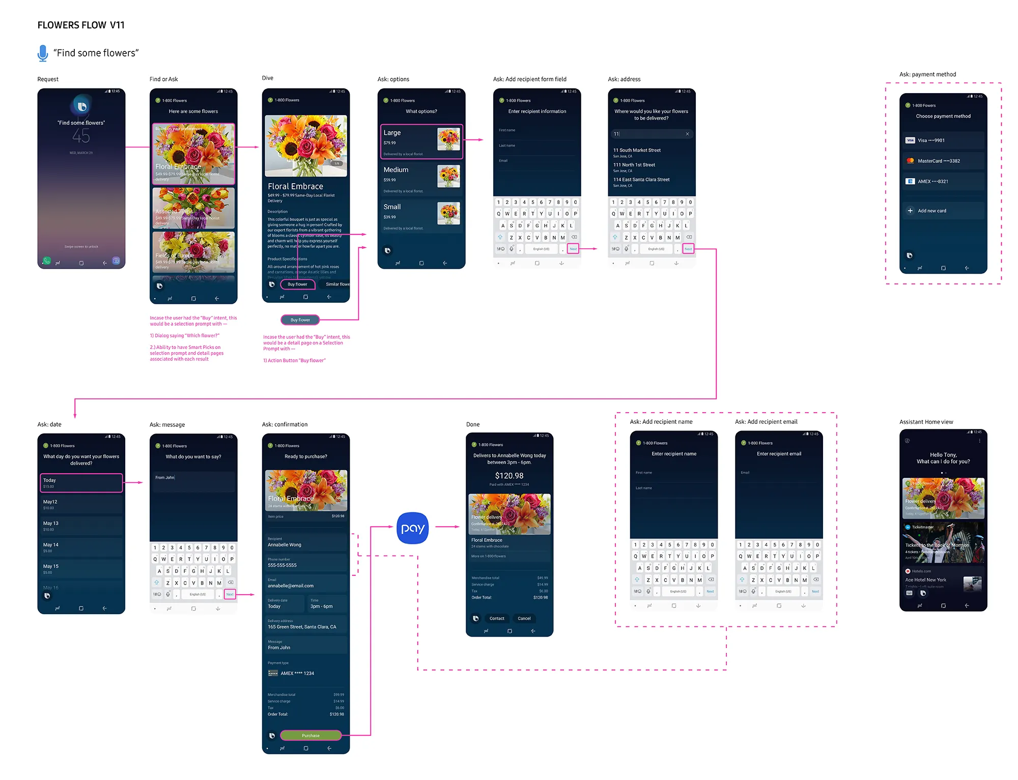 Cayetano Gros portfolio Samsung Bixby